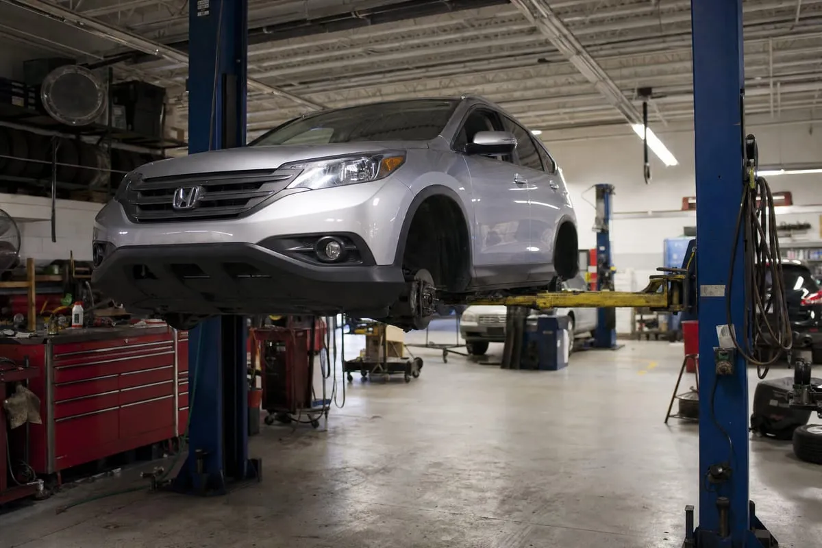2015 Honda CR-V serviced at Riverside Automotive
