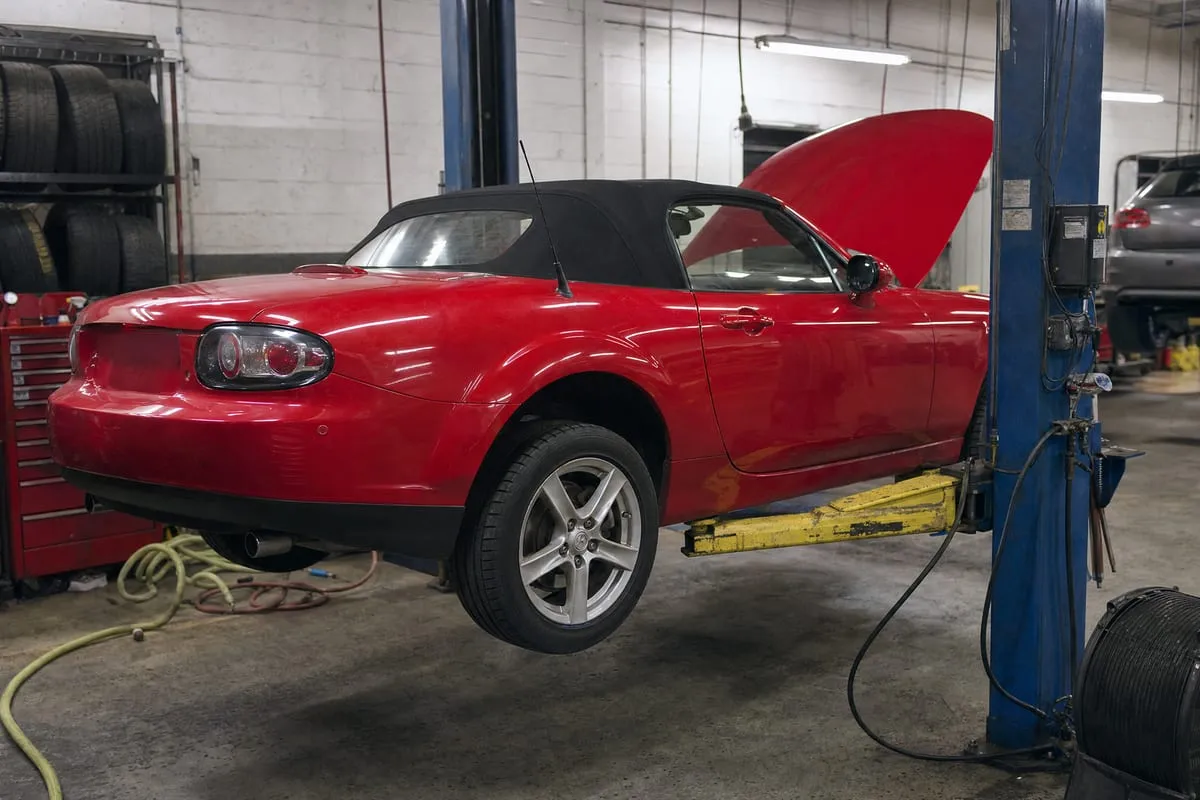 2008 Mazda MX-5 Miata serviced at Riverside Automotive